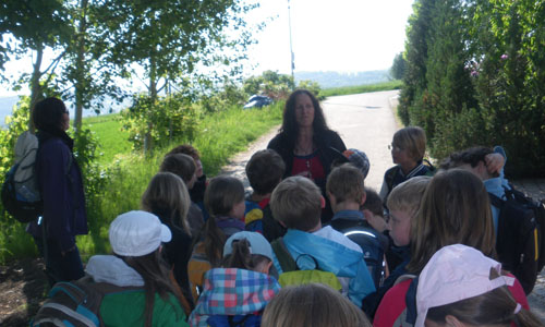 gleich werden wir von einem wilden Räuber abgepasst, aber das weiß bisher nur ich ...